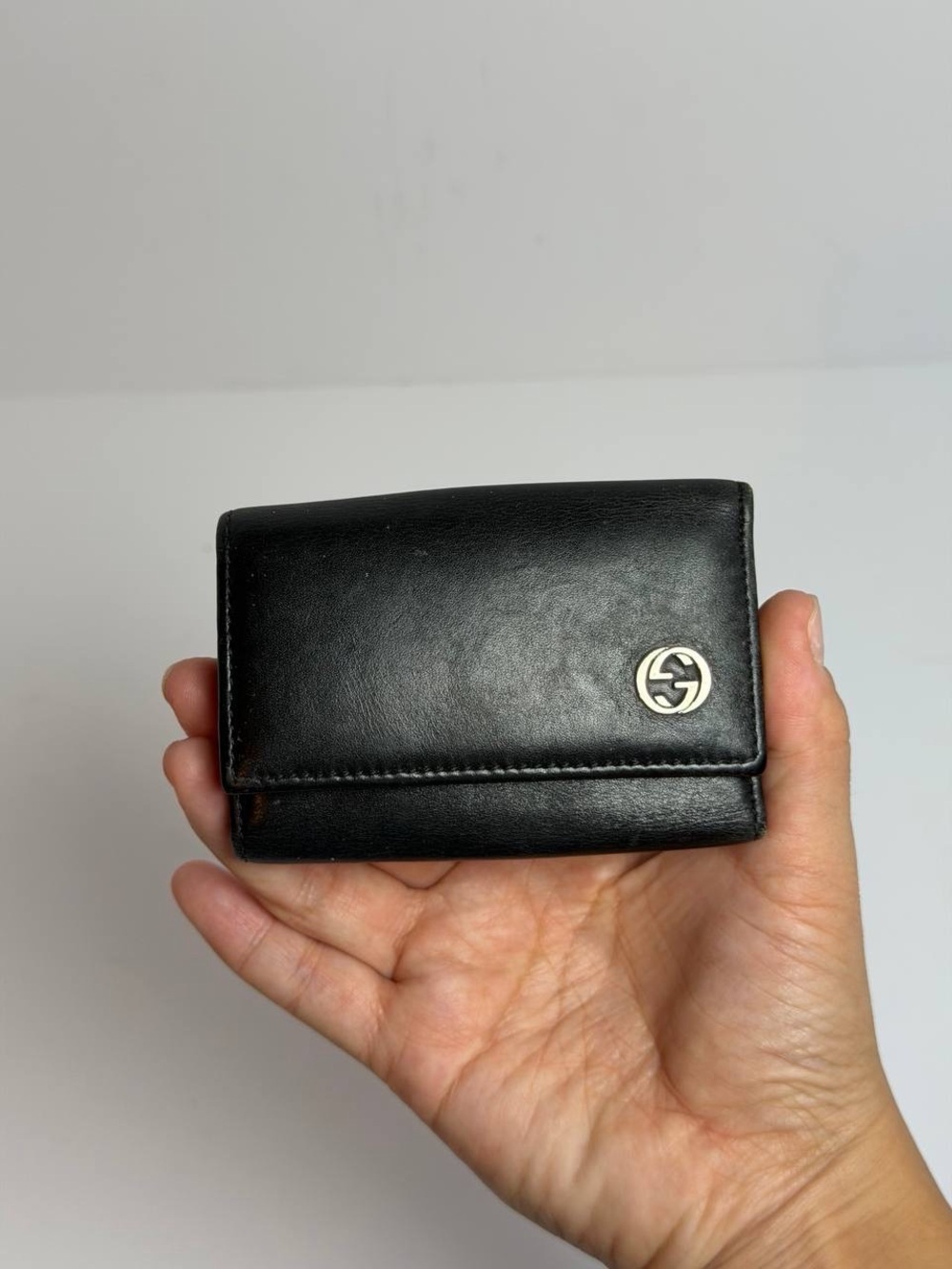 Gucci Black Leather Key Holder Case - Picture 1 of 10